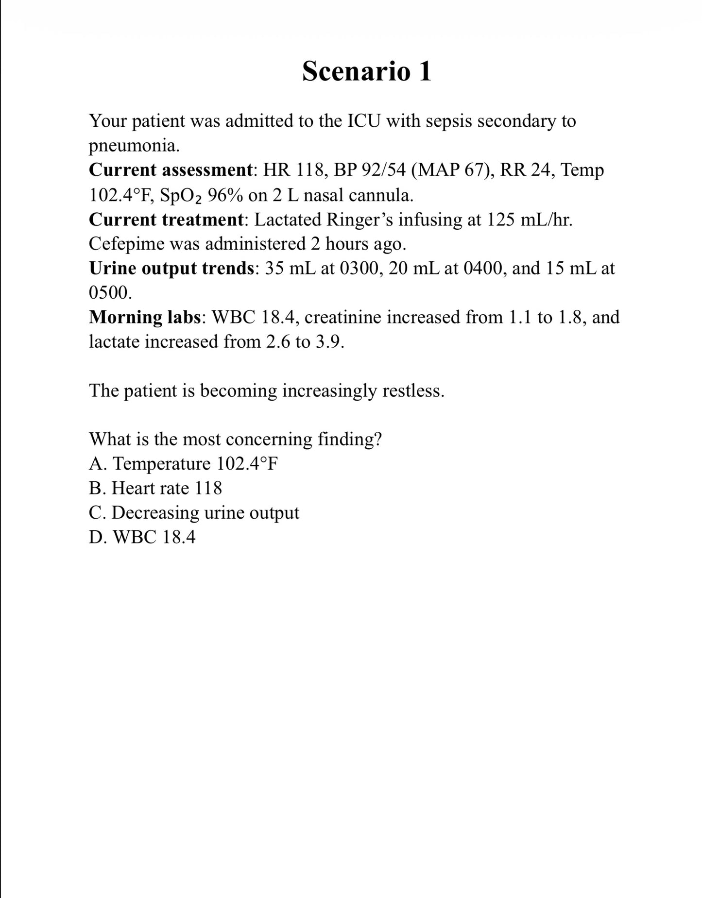 100 ICU Scenarios Every Nurse Should Know eBook