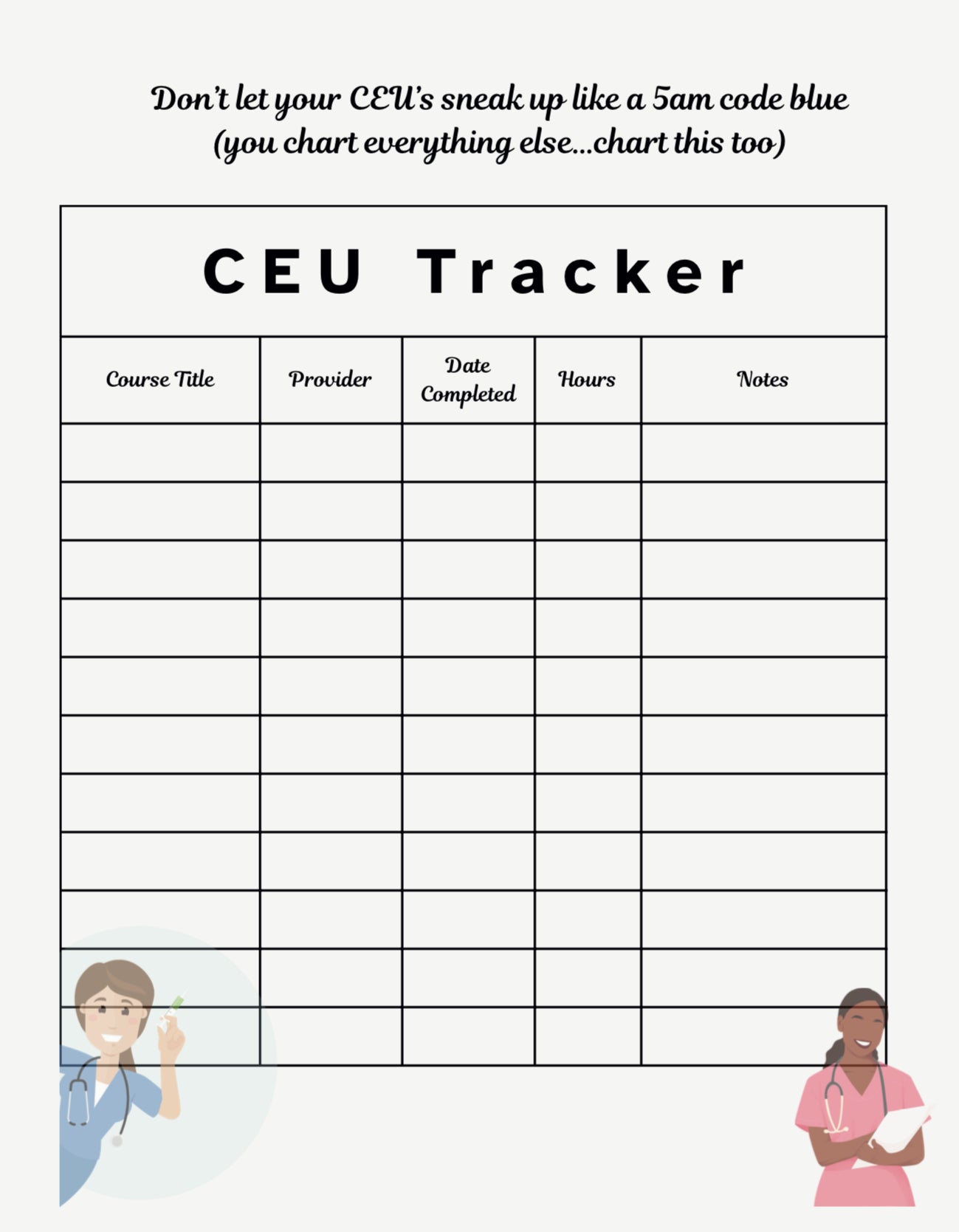 Nurse Planner 8.5x11in