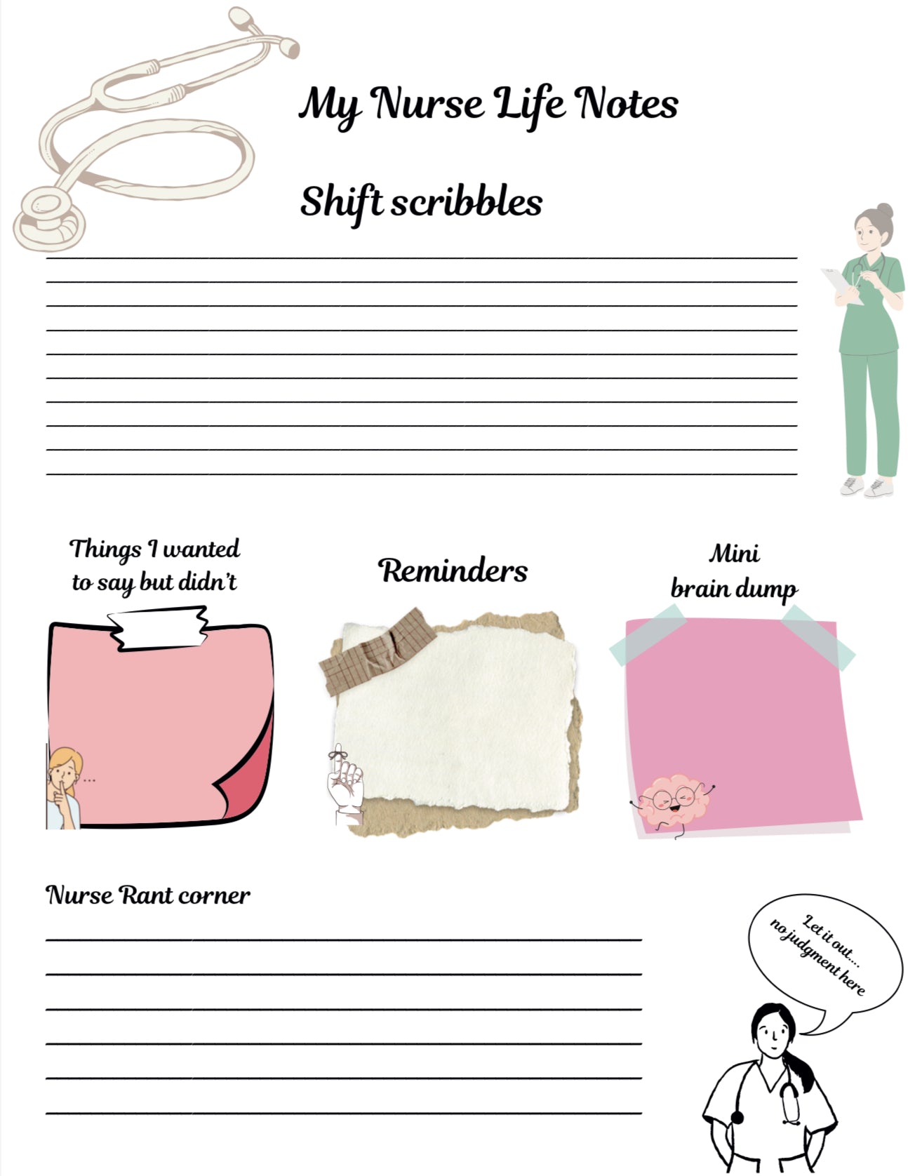 Nurse Planner 8.5x11in