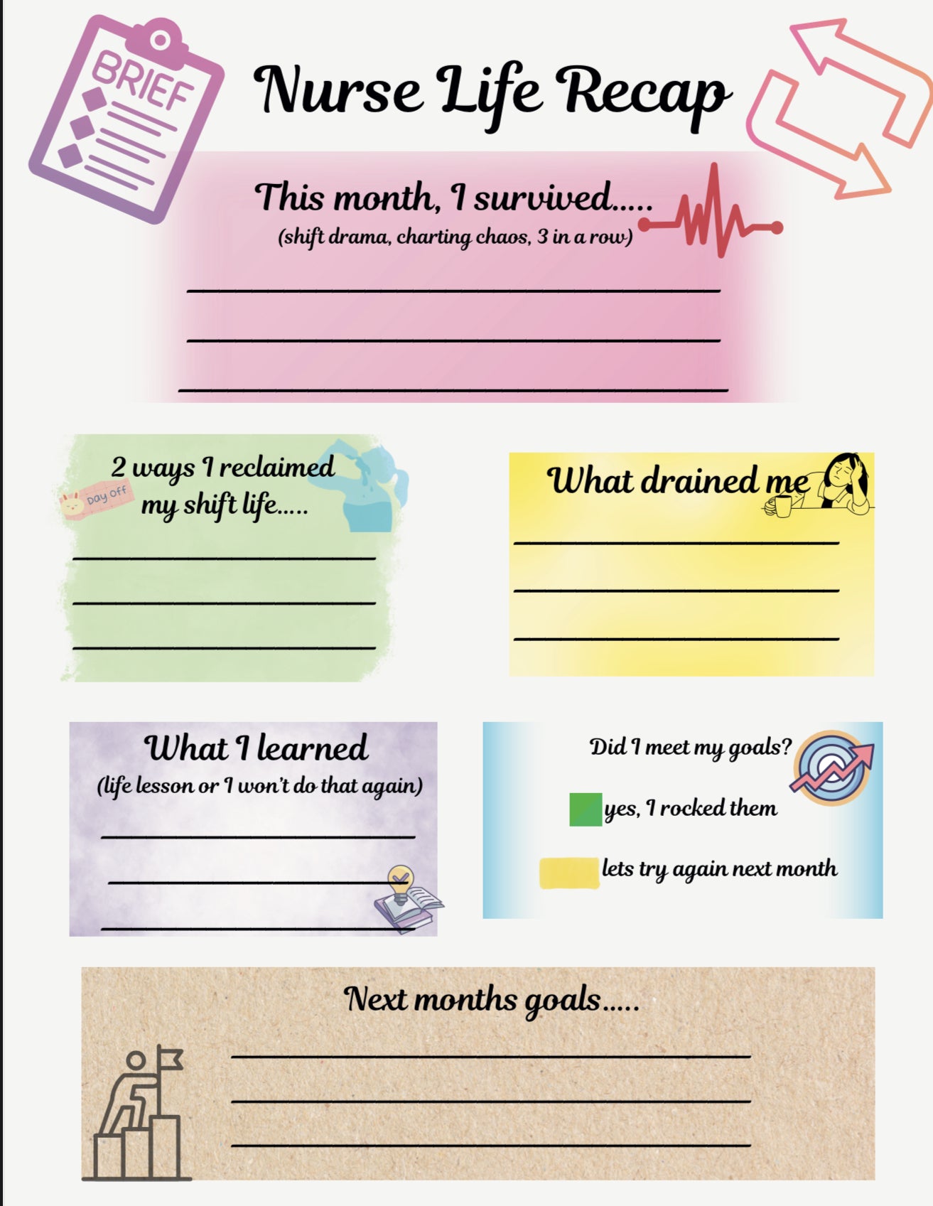 Nurse Planner 8.5x11in